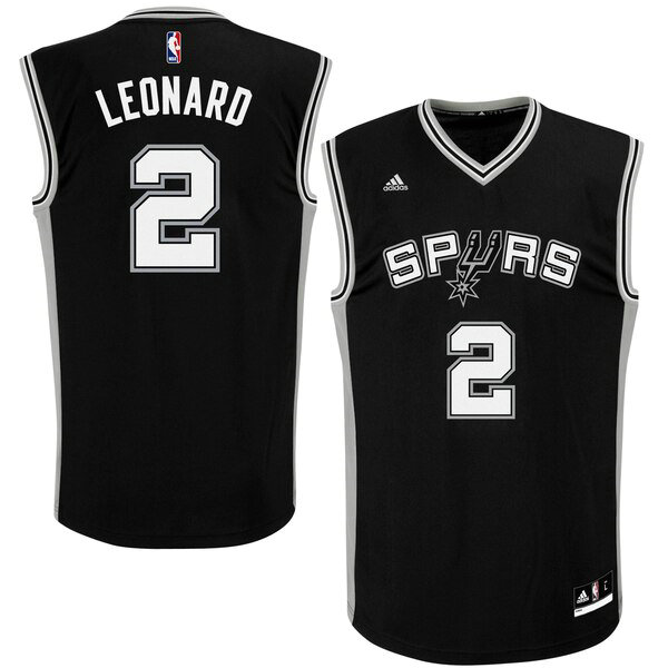 Camiseta Kawhi Leonard 2 San Antonio Spurs adidas Negro Nino